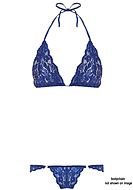 Celestial blue lingerie set with body chain